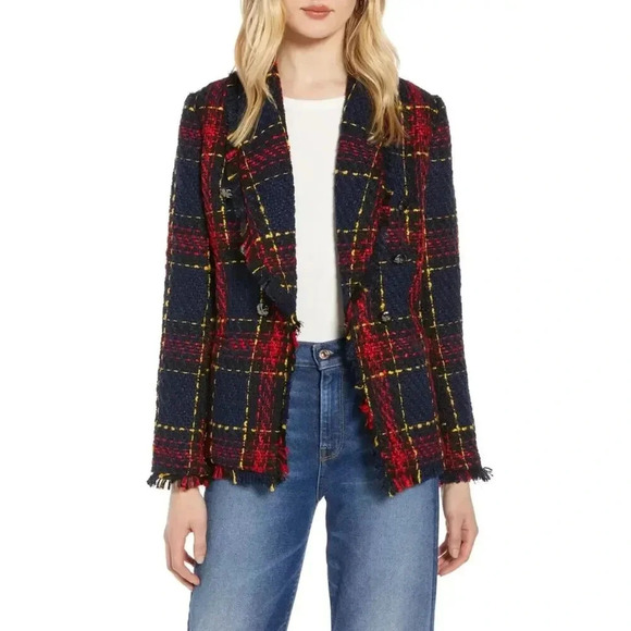 Halogen Shawl Collar Tweed Blazer - Picture 1 of 14